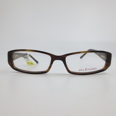 Jill Stuart JS270-1 Brown Tortoise Rectangular Eyeglasses Frames 53-16-135