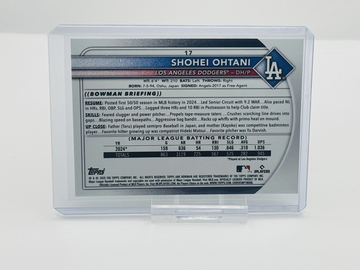 大谷翔平2021 Bowman Neon Green Border /399 2025 Bowman SHOHEI OHTANI Neon Green Paper /399 | eBay