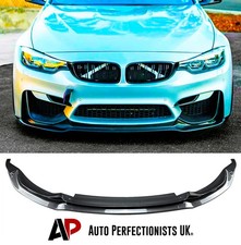 For BMW M3 M4 F80 F82 F83 Carbon Fibre Front Splitter Spoiler Lip Body M Sport