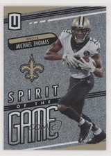 2019 Panini Unparalleled Spirit of the Game Michael Thomas #SG-MT oc3