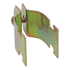 Channel Pipe Clamp, 3/4 In, Gold, Pk10,  V111 3/4Y