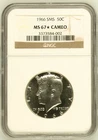 1966 S Half Dollars Kennedy Clad NGC MS-67* CAMEO