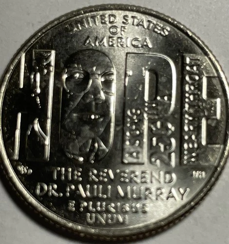 2024-D American Women Quarters Pauli Murray — photo from the most recent tracked eBay sale