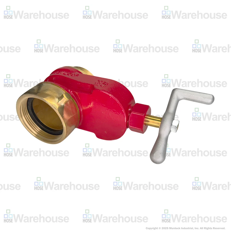 Genuine Dixon HGV250F Hydrant Gate Valve – Brass, 2½" FNST x MNST, Speed Handle - Image 2 of 4
