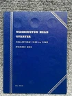 Washington Silver Quarters 1932-1945 32 Coins 90% Silver Album
