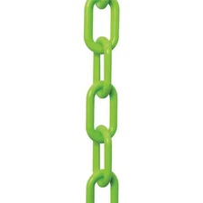 Manufacturer Varies Plastic Chain, Safety Green, 50 ft Length, Gloss 50014-50
