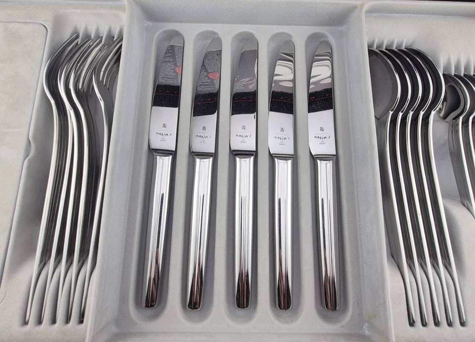 WMF Maxims de Paris Cromargan Germany Besteck 6 Personen 24 Teile Note 3 in OVP - Bild 3 von 4