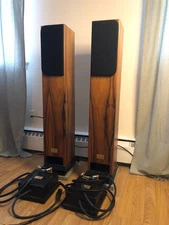 Soliloquy 5.2 Tower Speakers w/ Original Crossover & Marble Stands Made in USA