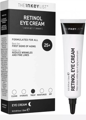 The INKEY List Retinol Nacht Augencreme gegen Falten und feine Linien 15ml 