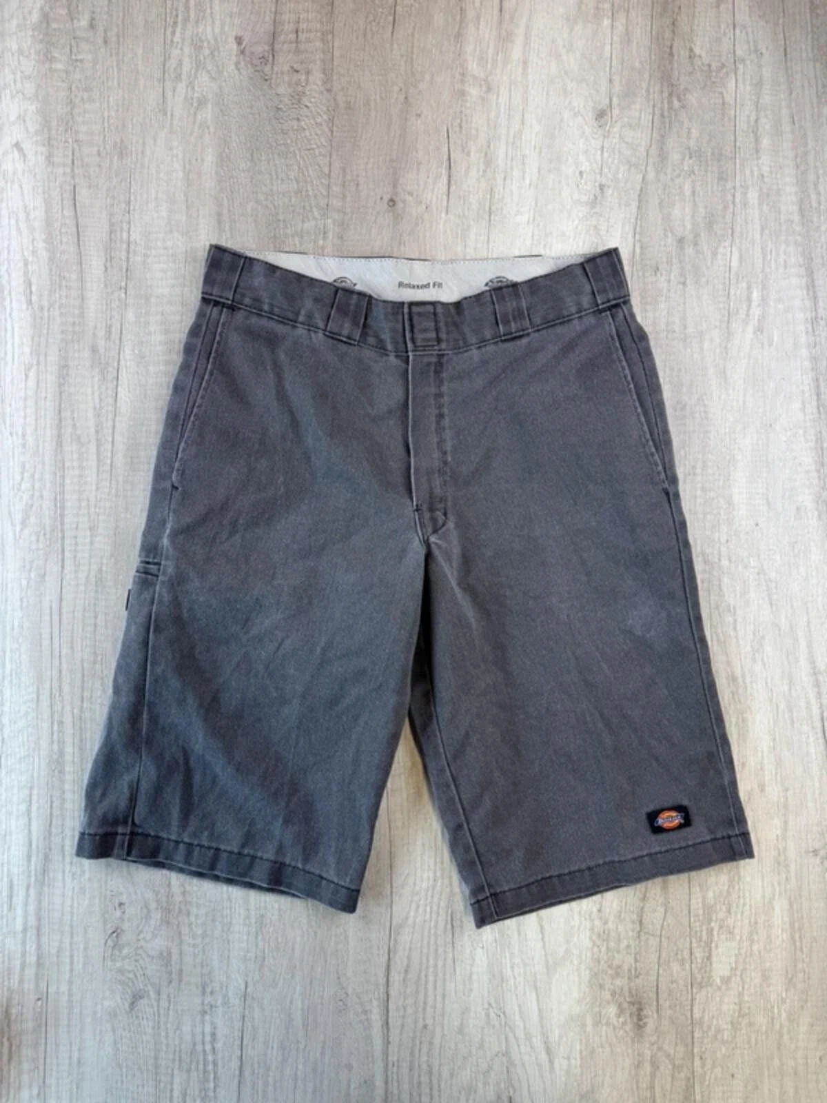 Dickies work chino shorts men’s w32 grey summer skater work baggy shorts