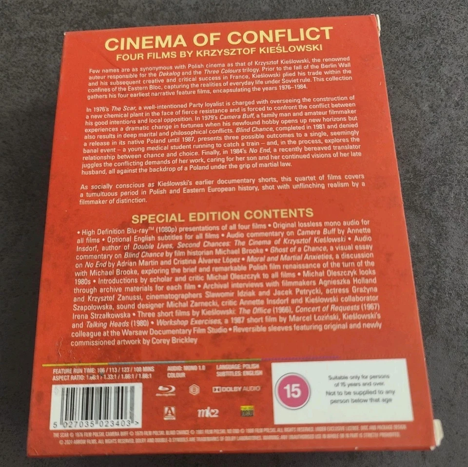 Cinema of Conflict Four Films by Krzysztof Kieslowski Arrow Blu-ray - Image 2 of 4