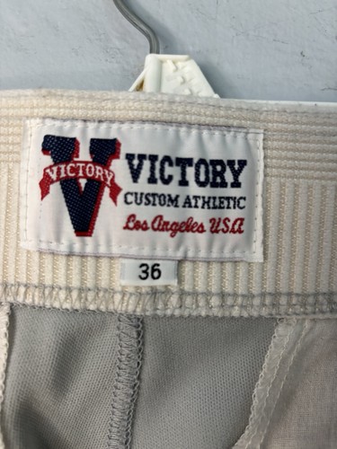 Victory Custom Athletic Men's Sz 36 Grey Vintage Baseball Pants - Picture 4 of 4