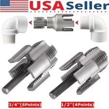 Integrated Internal & External Pipe Threading-Tool, PVC Pipe Threader Kit USA