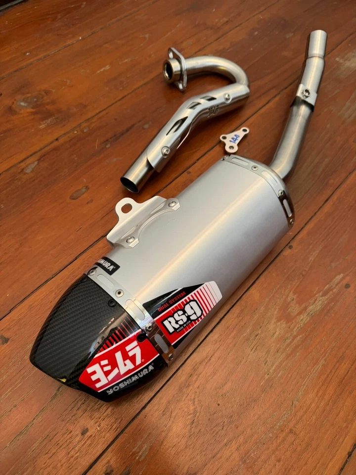 SET FULL SYSTEM EXHAUST MUFFLER PIPE CARBON RS9 KAWASAKI KLX140 KLX140L R 140RF - Изображение 3 из 4