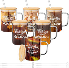 6 Pcs Employee Appreciation Gifts Thank You Gifts for Women Men 16Oz Thank You f