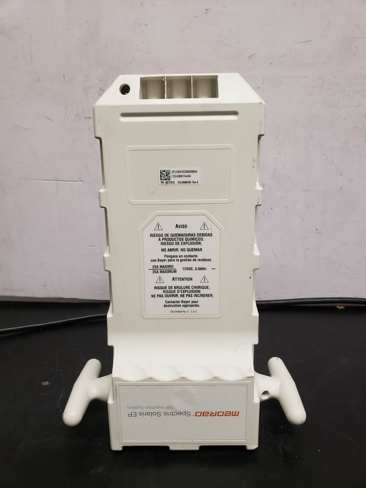 Bayer Medrad Spectris Solaris EP Battery Pack 60721015 For Mr Injector ...