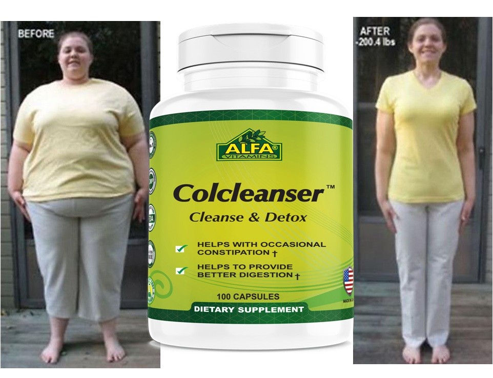 Colon cleanser fast detox alfa cleanser detox 100 caps cleanse support