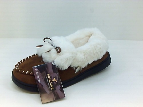Rockdove Womens 1D9Z Slippers, Brown, Size small US /