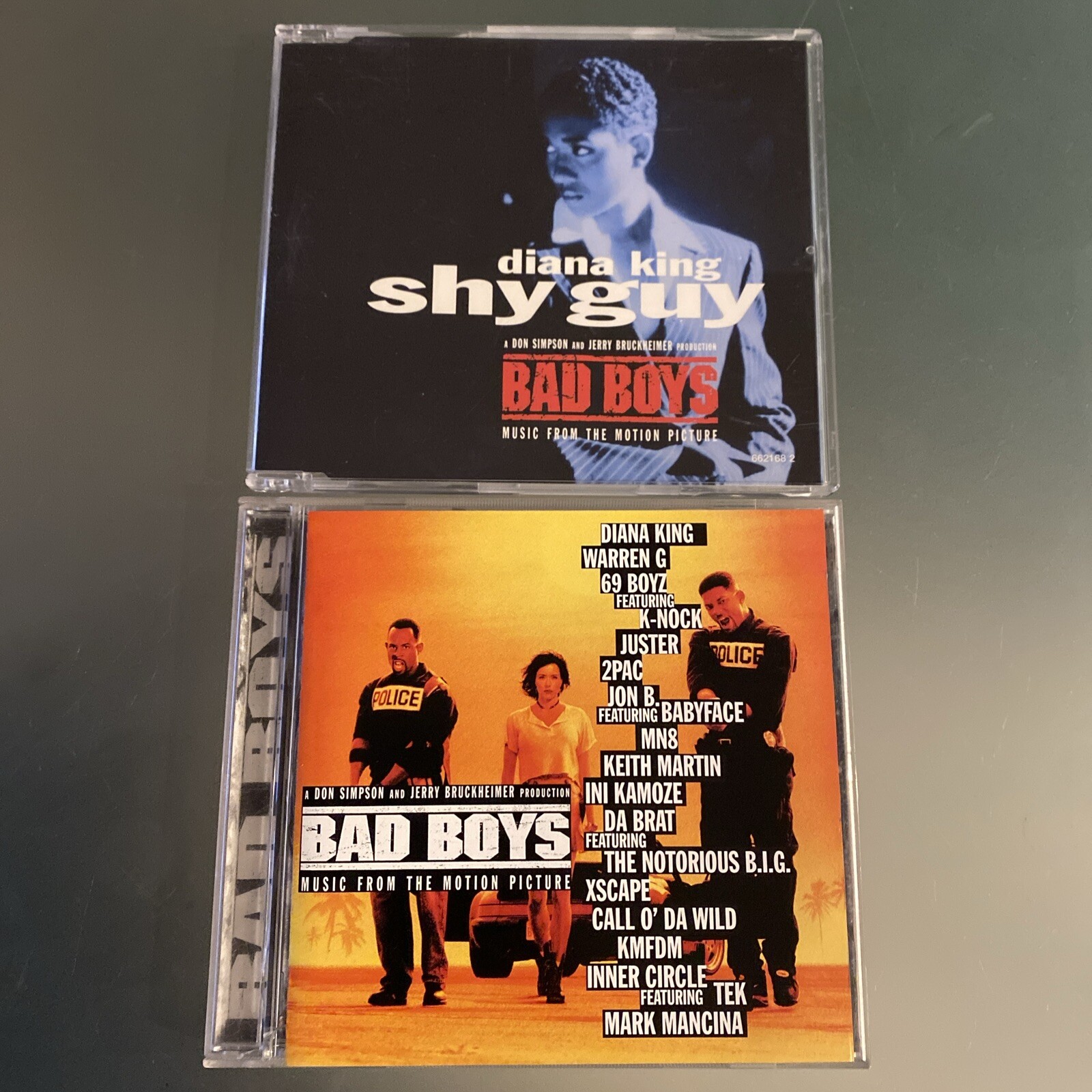 Diana King 2 💿 LOT: IMPORT SINGLE Shy Guy & Bad Boys Soundtrack VG