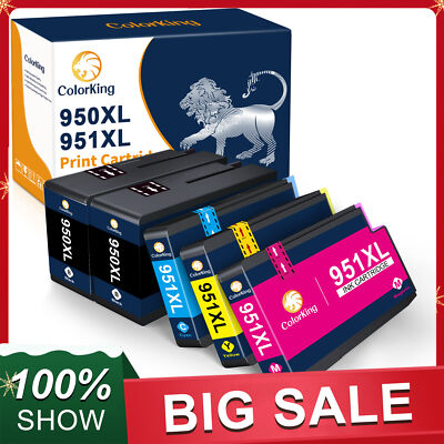 5PK Ink Cartridge 950XL 951XL for HP Office Pro Printer 8100 8600 8610 8620 BCMY