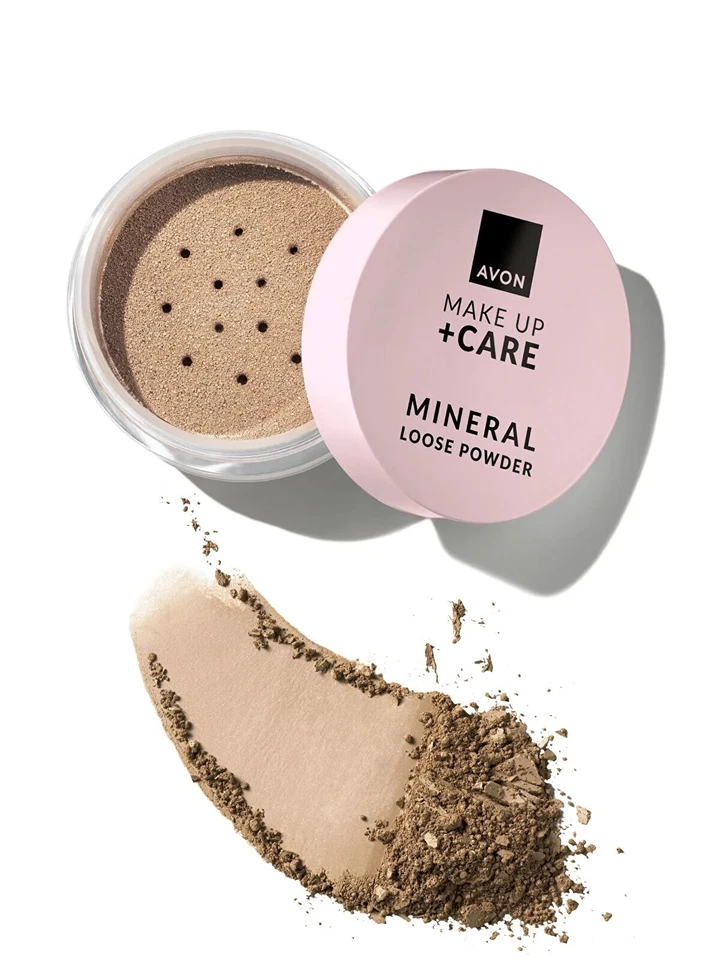 Avon Makeup + Care Mineral Loose Powder Foundation 6 g | LIGHT MEDIUM - Image 3 of 4