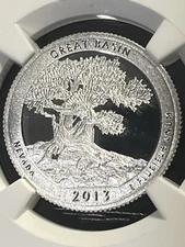 2013 S Silver Great Basin Quarter 25c NGC PF 70 ULTRA CAMEO-BEAUTIFUL!
