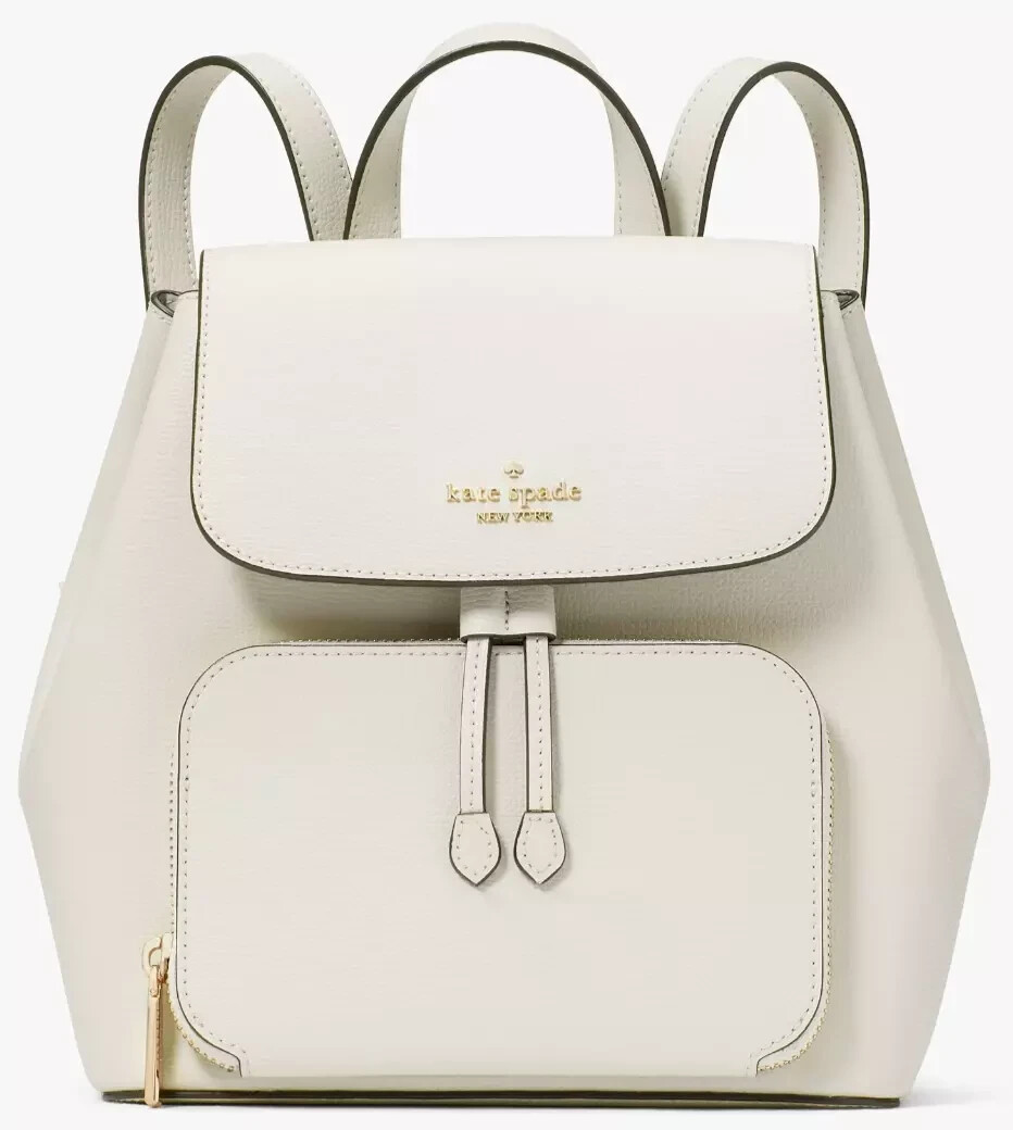 未使用 kate spade レザーリュック(白) Kristi