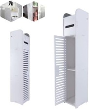 Bathroom Floor Cabinet Bathroom Storage Cabinet with 1door and 2 Tier Shelf Home
