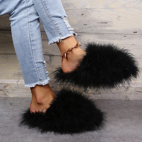 fluffy feather slides