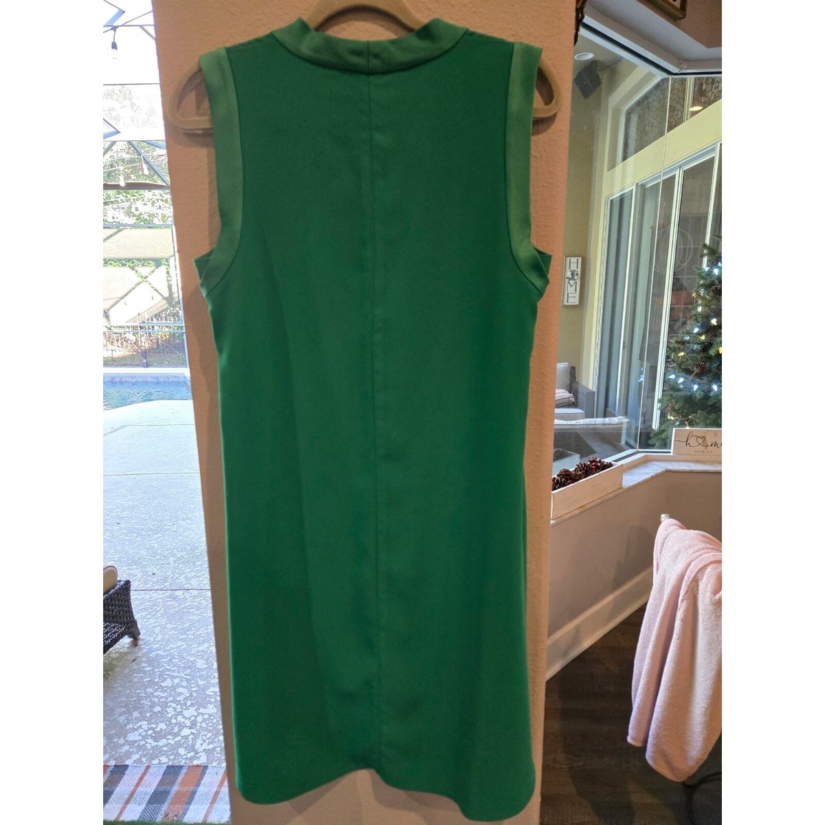 trina turk green dress Women Size 10 Trina Turk Turquoise Geometric Dress – VIDA STYLE SHOP main image 0