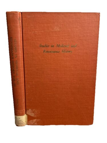 Vintage 1966 Studien zur Geschichte des Mittelalters und der Renaissance Band 3 von William Bowsky