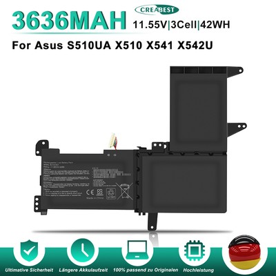 B31N1637 B31Bi9H Akku Für Asus S15 S510UA F510U X510UA S510UN F510UR S510UF