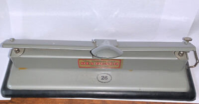 Wilson Jones Hummer Center Line Rex Punch MCM 3 Hole Steel Office Model 26 USA