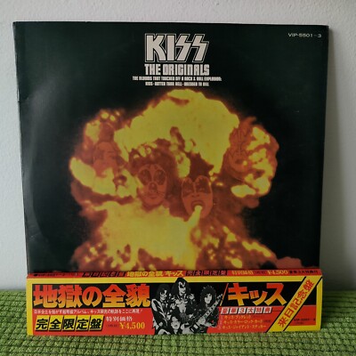 Kiss    Originals, VIP5501-3, NM, OBI Japan, Vinyl, LP