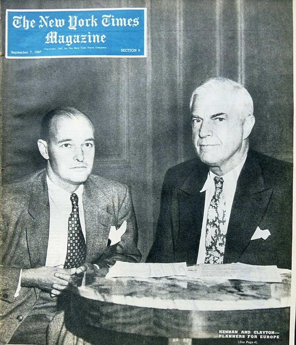 1947 September KENNAN CLAYTON PALESTINE NY BOOKIE PRINCETON