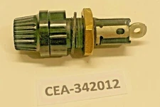 CEA-342012 bayonet cap panel mount AGC = 3AG fuse holder fits 1/2" D-shape hole