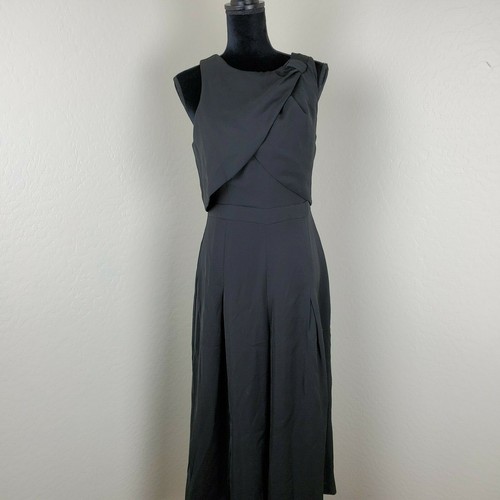 Mono recortado pierna ancha Adelyn Rae para mujer Richelle en negro talla mediana M $135 - Imagen 6 de 10
