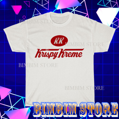 Krispy Kreme Doughnuts Restaurant Logo Men_s T-Shirt Funny S to 5XL