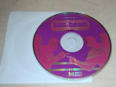 TAG TEAM WRESTLING (PC, 1986) CD Rom Data East, Vintage