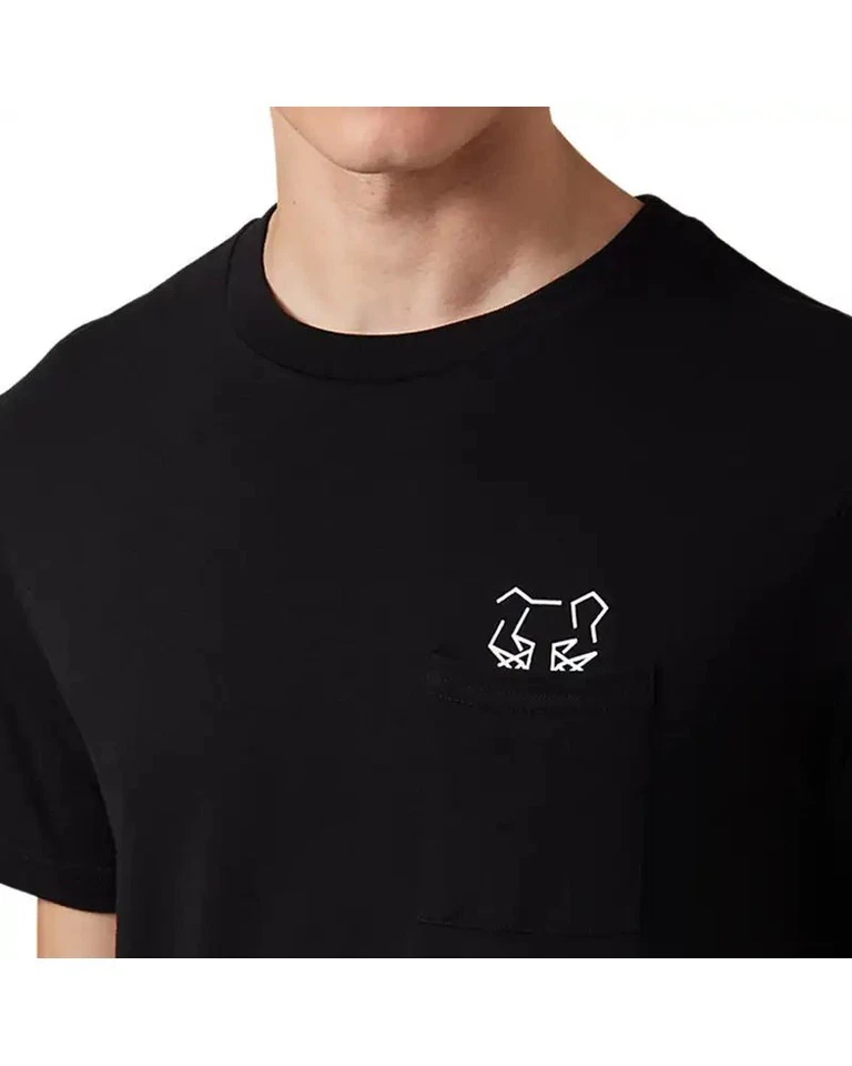 - Asics Tiger DT PKT SS Tee Maglia Maniche Corte Uomo, Performance Black - Immagine 4 di 4