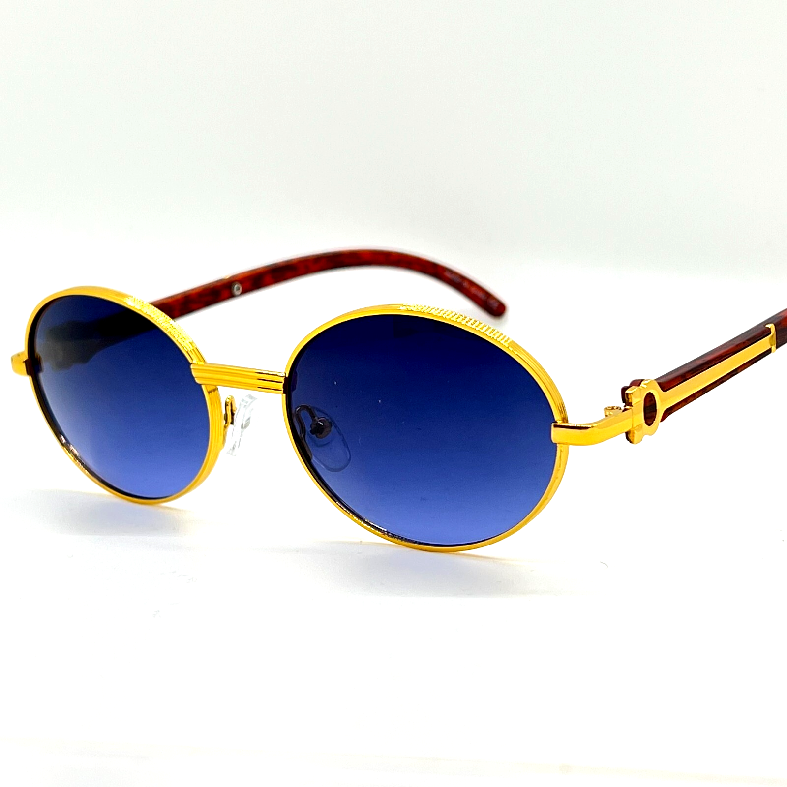 Retro Sunglasses UV 400 Protection Trendy Streetwear for Men-image