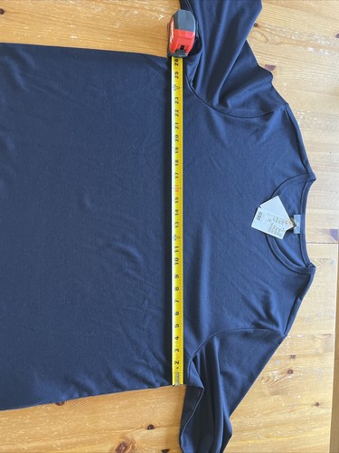 XXL 2XL H & M H&M Men’s Sweatshirt Navy Blue, Light Longsleeve Shirt, Brand New - Picture 2 of 7