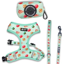 Loveable Pooch Sweet Treats Adjustable Dog Harness Set, Size - S, New