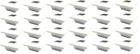 Solar Post Cap Deck Light 4x4 White Low Profile 4 SMD LEDs 24 Pack PL251
