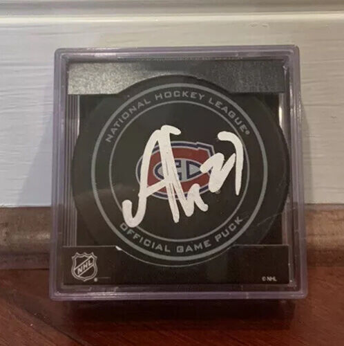 Alex Galchenyuk Autographed Signed Official NHL Game Puck Montreal Canadiens - Picture 1 of 3