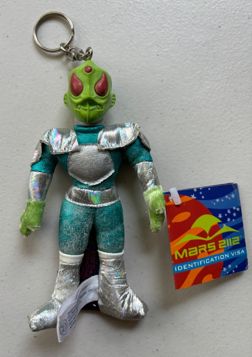 2000 Yottoy MARS 2112 Captain Orion Plush Keychain New York Sci-Fi