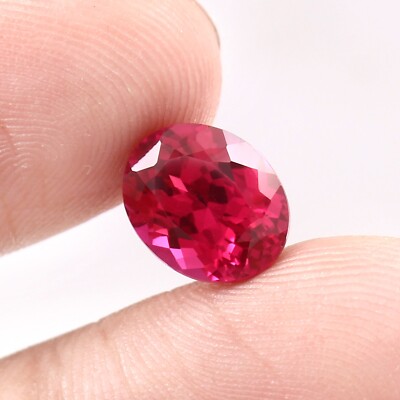 Extra Fine Quality Natural Red Mozambique Ruby Loose Oval Gemstone Cut 10x8 MM