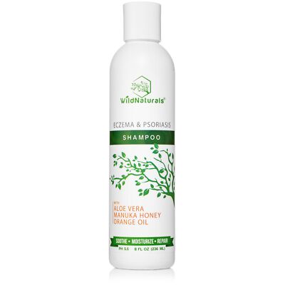 Wild Naturals Eczema & Psoriasis Shampoo | Scalp Seborrheic Dermatitis Relief