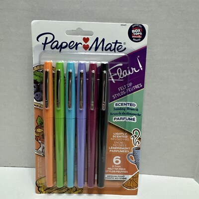 Paper Mate Flair Felt Pen Medium Point Multi Scented 2128599 New