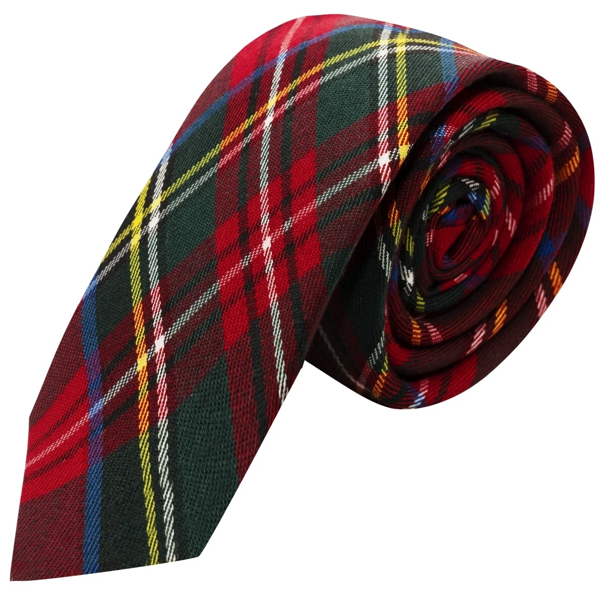 Tradizionale Rosso Scozzese Quadri Cravatta, Scozia, Highland, Look, San